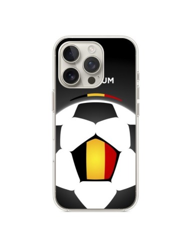 Coque iPhone 16 Pro Belgique Ballon Football - Madotta