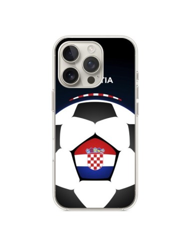 Coque iPhone 16 Pro Croatie Ballon Football - Madotta