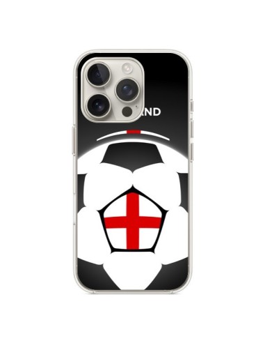 Coque iPhone 16 Pro Angleterre Ballon Football - Madotta