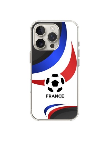 Coque iPhone 16 Pro Equipe France Football - Madotta