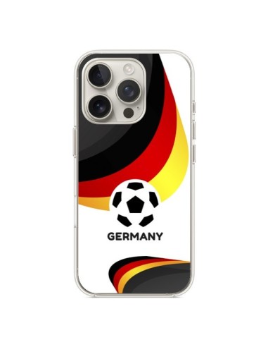 Coque iPhone 16 Pro Equipe Allemagne Football - Madotta