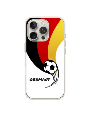 Coque iPhone 16 Pro Equipe Allemagne Germany Football - Madotta