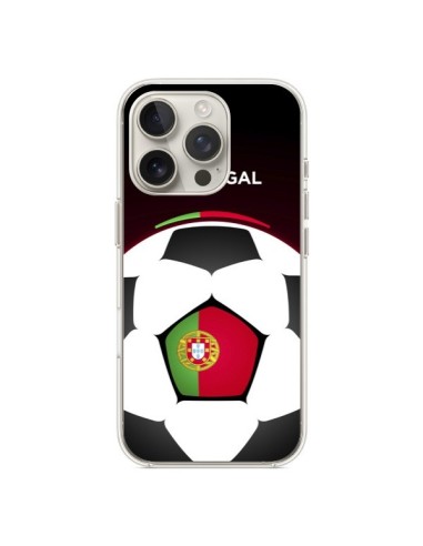 Coque iPhone 16 Pro Portugal Ballon Football - Madotta