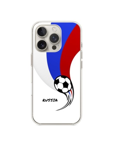 Coque iPhone 16 Pro Equipe Russie Russia Football - Madotta