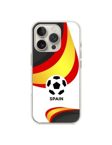 Coque iPhone 16 Pro Equipe Espagne Football - Madotta