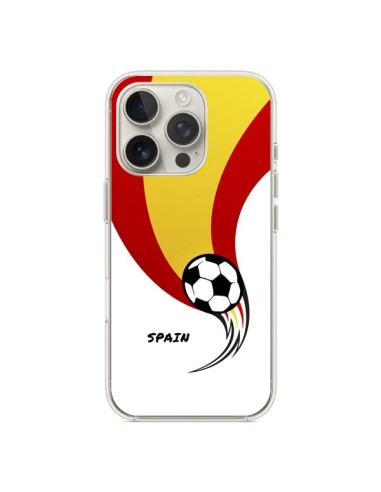 Coque iPhone 16 Pro Equipe Espagne Spain Football - Madotta