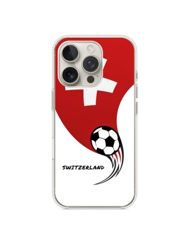 Coque iPhone 16 Pro Equipe Suisse Switzerland Football - Madotta