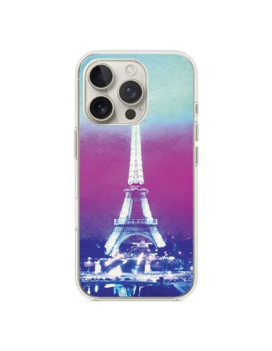 Coque iPhone 16 Pro Tour Eiffel Night - Mary Nesrala