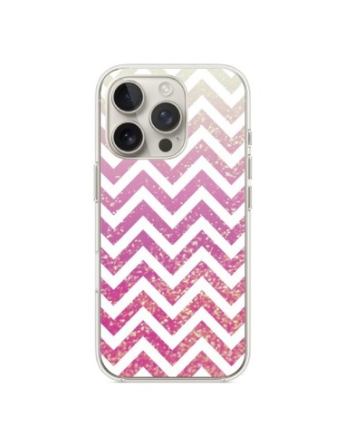 Coque iPhone 16 Pro Chevron Pixie Dust Triangle Azteque - Mary Nesrala