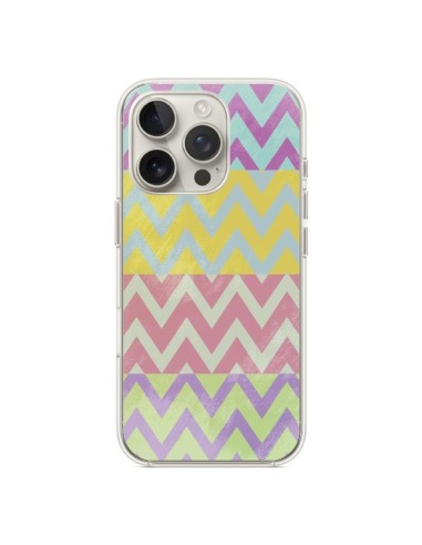 Coque iPhone 16 Pro Chevron Summer Triangle Azteque - Mary Nesrala