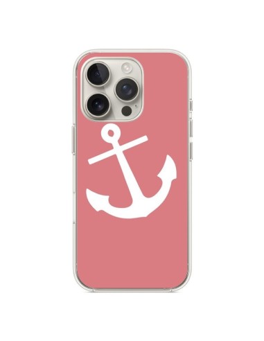 Coque iPhone 16 Pro Ancre Corail - Mary Nesrala