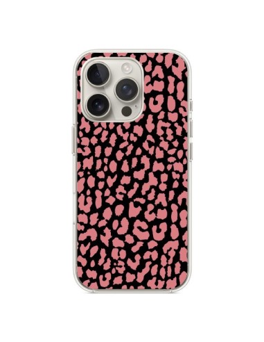 Coque iPhone 16 Pro Leopard Corail - Mary Nesrala