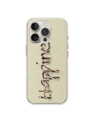 Coque iPhone 16 Pro Happiness Sand Sable - Mary Nesrala