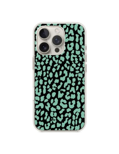 Coque iPhone 16 Pro Leopard Mint Vert - Mary Nesrala