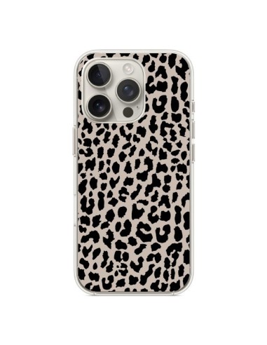 Coque iPhone 16 Pro Leopard Marron - Mary Nesrala