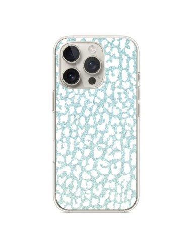 Coque iPhone 16 Pro Leopard Winter Mint - Mary Nesrala