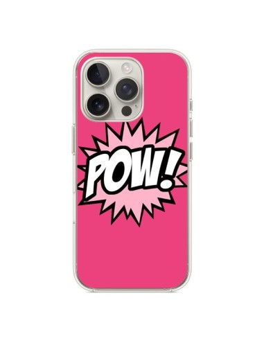 Coque iPhone 16 Pro Pow Bulles BD Comics - Maryline Cazenave