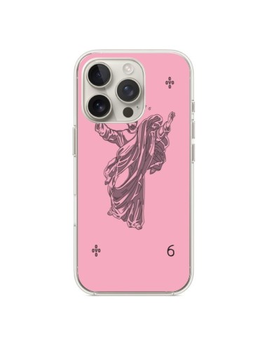 Coque iPhone 16 Pro God Pink Drake Chanteur Jeu Cartes - Mikadololo