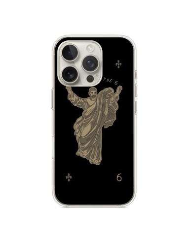 Coque iPhone 16 Pro God Black Drake Chanteur Jeu Cartes - Mikadololo