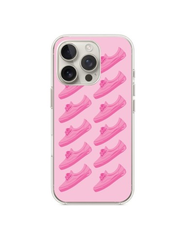 Coque iPhone 16 Pro Pink Rose Vans Chaussures - Mikadololo