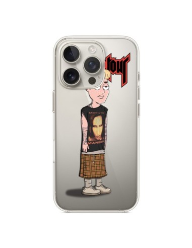 Coque iPhone 16 Pro Bieber Marilyn Manson Fan Transparente - Mikadololo