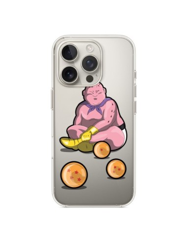 Coque iPhone 16 Pro Buu Dragon Ball Z Transparente - Mikadololo