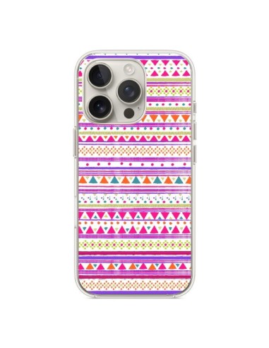 Coque iPhone 16 Pro Bandana Rose Azteque - Monica Martinez