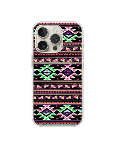 Coque iPhone 16 Pro Black Aylen Azteque - Monica Martinez