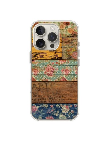 Cover iPhone 16 Pro Barocco Style Legno - Maximilian San