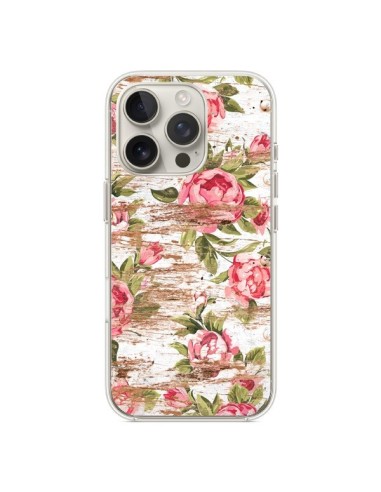 Coque iPhone 16 Pro Eco Love Pattern Bois Fleur - Maximilian San