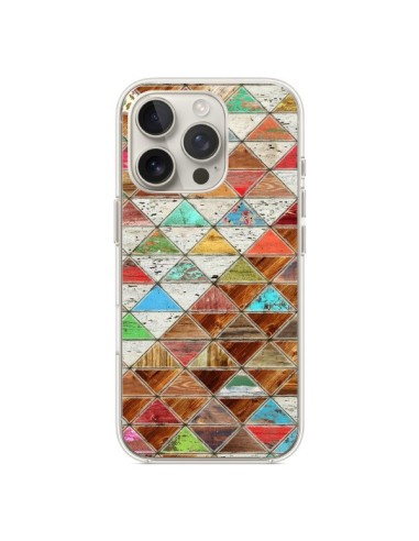 Coque iPhone 16 Pro Love Pattern Triangle - Maximilian San