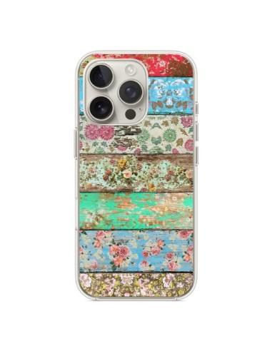 Coque iPhone 16 Pro Rococo Style Bois Fleur - Maximilian San