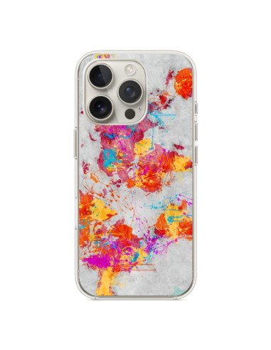 iPhone 16 Pro Case Terre Map MWaves Mother Earth Crying - Maximilian San