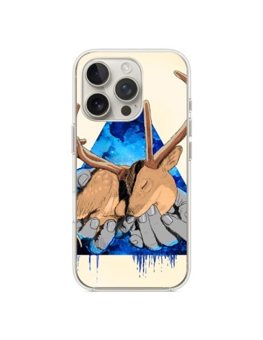 Coque iPhone 16 Pro Cerf Triangle Seconde Chance - Maximilian San