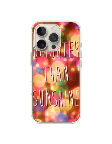 Coque iPhone 16 Pro Brighter Than Sunshine Paillettes - Maximilian San