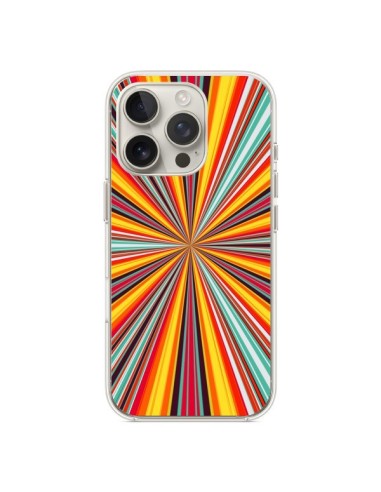 Coque iPhone 16 Pro Horizon Bandes Multicolores - Maximilian San