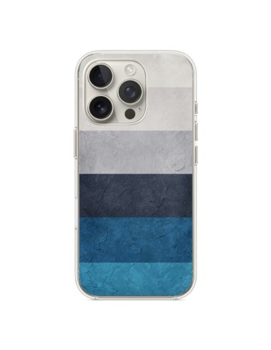 Coque iPhone 16 Pro Bandes Horizontales Greece Hues - Maximilian San