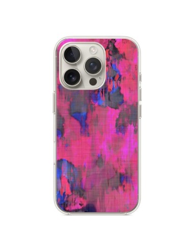 Coque iPhone 16 Pro Fleurs Rose Lysergic Pink - Maximilian San