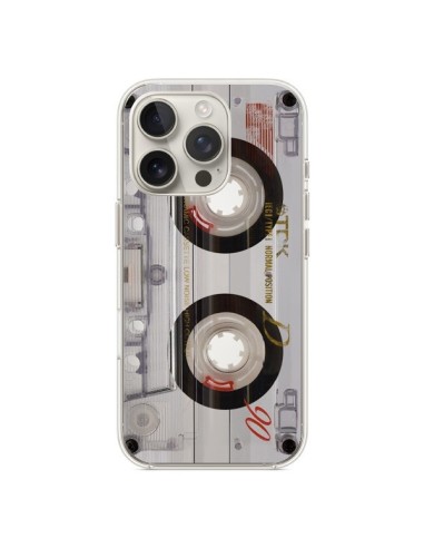 Coque iPhone 16 Pro Cassette Transparente K7 - Maximilian San