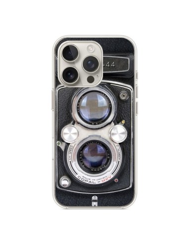 Coque iPhone 16 Pro Vintage Camera Yashica 44 Appareil Photo - Maximilian San