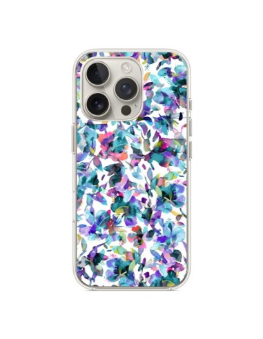 Cover iPhone 16 Pro Aquatic Fiori Blu - Ninola Design