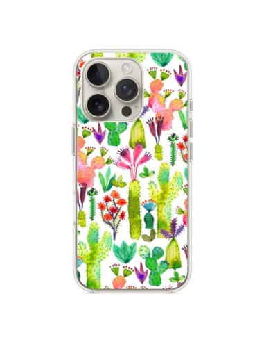 Coque iPhone 16 Pro Cacti Garden - Ninola Design