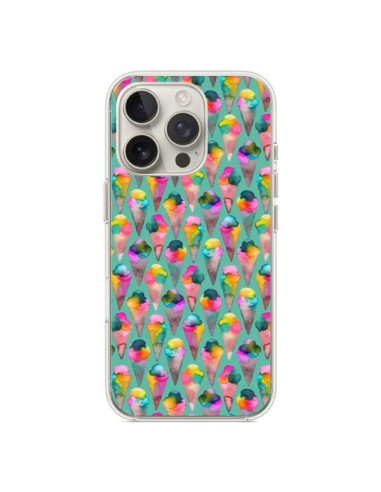 Coque iPhone 16 Pro Cute Ice Creams - Ninola Design