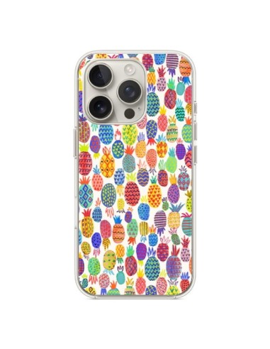 Coque iPhone 16 Pro Cute Pineapples - Ninola Design