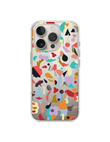 Coque iPhone 16 Pro Dreamy Animal Shapes White - Ninola Design