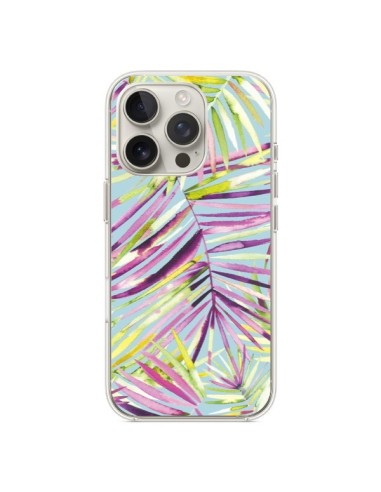 Coque iPhone 16 Pro Tropical Flowers Multicolored - Ninola Design