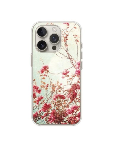 Coque iPhone 16 Pro Fleur Vintage Rose - Nico