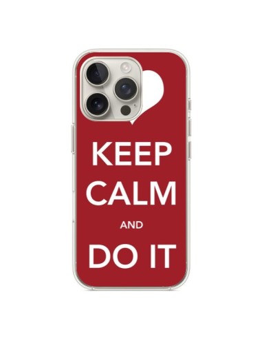 Coque iPhone 16 Pro Keep Calm and Do It - Nico