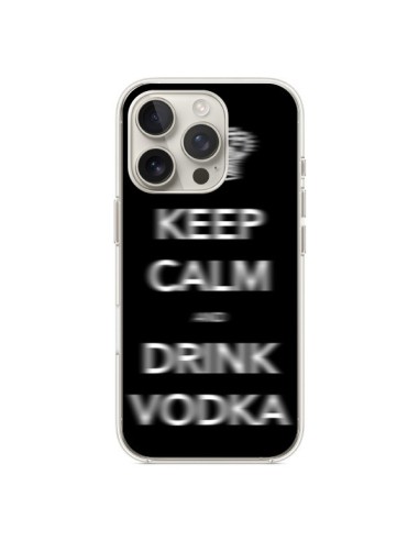 Coque iPhone 16 Pro Keep Calm and Drink Vodka - Nico