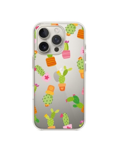 Coque iPhone 16 Pro Cactus Méli Mélo Transparente - Nico